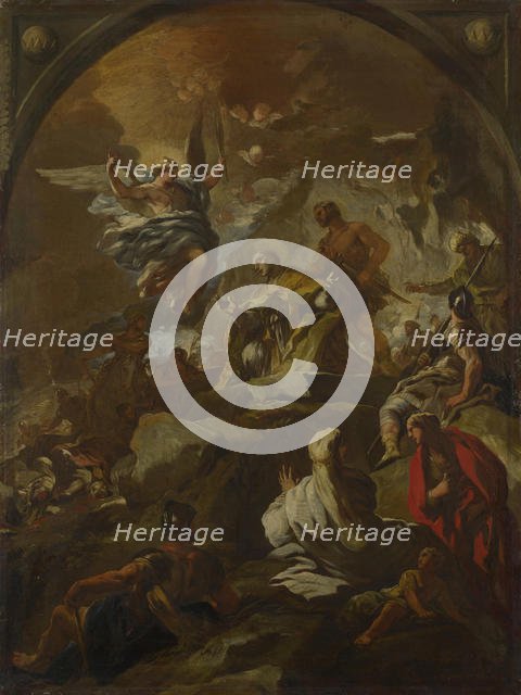 The Martyrdom of Saint Januarius, ca 1690. Creator: Giordano, Luca (1632-1705).