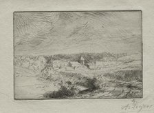 Village of Wimille, near Boulogne. Creator: Alphonse Legros (French, 1837-1911).