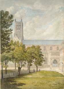 Worcester Cathedral, probably 1774. Artist: John Baptist Malchair.