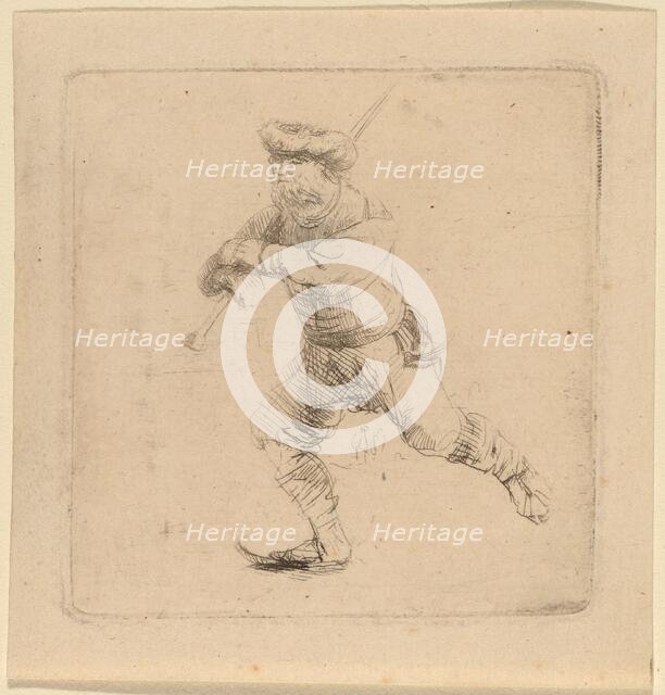 The Skater, c. 1639. Creator: Rembrandt Harmensz van Rijn.