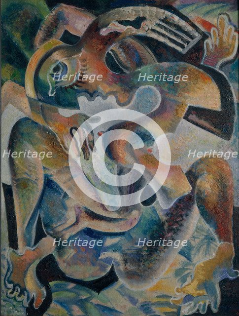 Nude in a Abstraction, 1926. Artist: Baranov-Rossiné, Vladimir Davidovich (1888-1942)