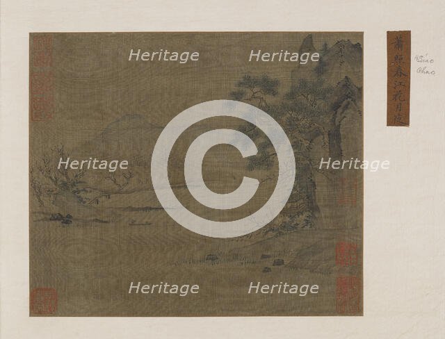 Pavilion on the spring river, Ming or Qing dynasty, 16th-19th century. Creator: Unknown.