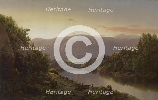 On the Potomac, 1850. Creator: William Louis Sonntag.