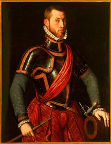 Portrait of Vespasiano I Gonzaga (1531-1591), Duke of Sabbioneta, c1590. Creator: Campi, Bernardino (1522-1591).