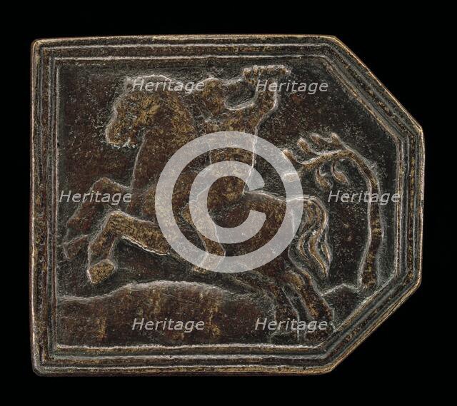 A Horseman, 15th century. Creator: Unknown.