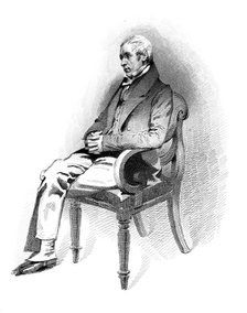 Sir David Brewster, 19th century Scottish scientist, inventor and writer.Artist: Alfred Croquis