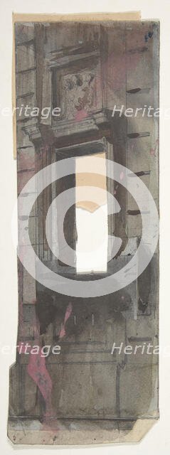 Design for a Stage Set at the Opéra, Paris, 1828-90. Creator: Eugene Ciceri.