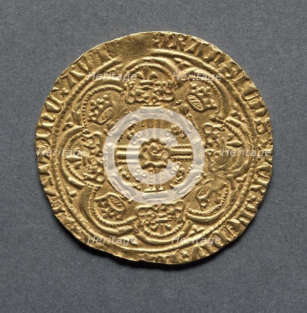 Noble (reverse), 1377-1399. Creator: Unknown.