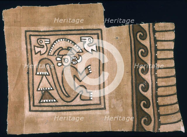 Fragment, Peru, A.D. 1000/1476. Creator: Unknown.