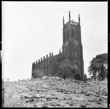 St Mary's Church, St Mary's Street, Quarry Hill, Leeds, West Yorkshire, 1966-1974. Creator: Eileen Deste.