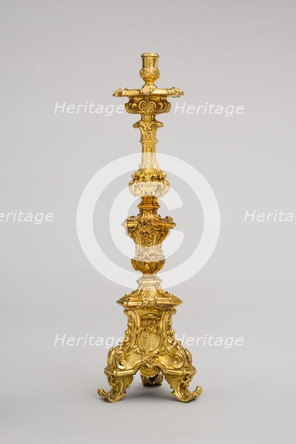 Candlestick, Italy, 1765/66. Creator: Leandro Gagliardi.
