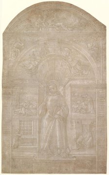 Saint Leonard and Four Episodes from His Life, ca. 1500-1510. Creator: Francesco di Paolo da Montereale.