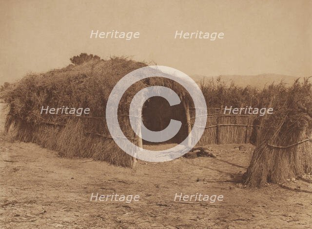 Gahuilla House in Desert, 1924. Creator: Edward Sheriff Curtis.