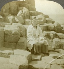 In the Wishing Chair, Giant's Causeway, Antrim, Northern Ireland.Artist: Excelsior Stereoscopic Tours