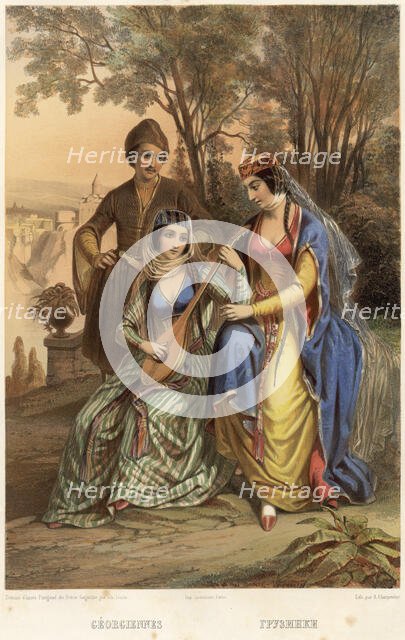 Georgians, 1862. Creator: Karlis Huns.