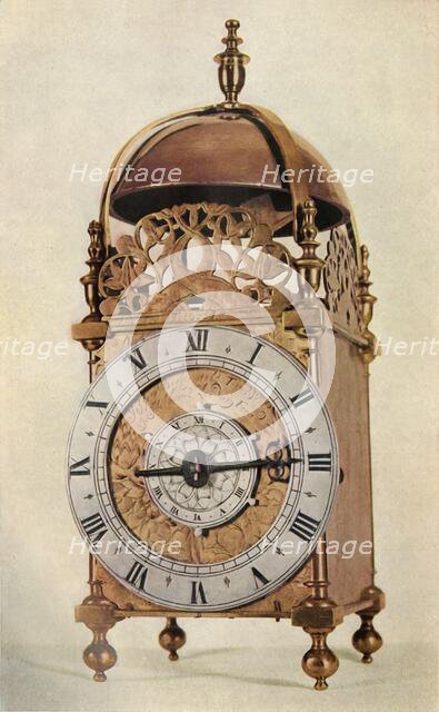 'Thirty-Hour Striking and Alarum Brass Lantern Clock', 1947. Creator: Unknown.