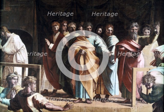 'The Death of Ananias', 1515. Artist: Raphael