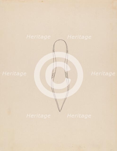 Woman's Slipper, 1935/1942. Creator: Unknown.