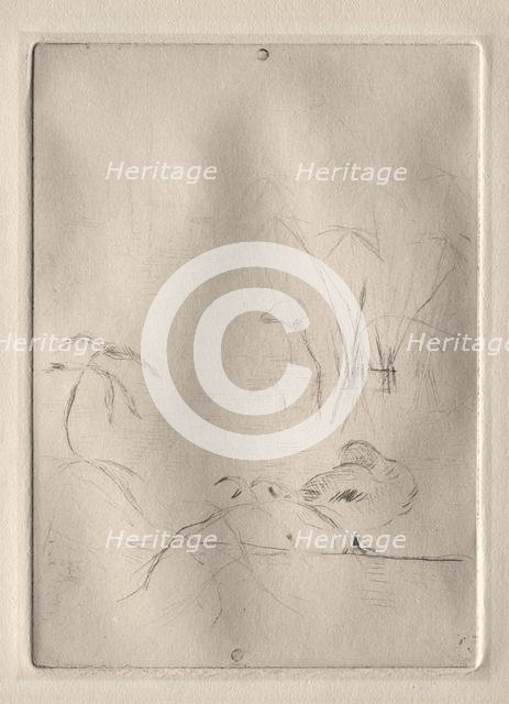 The Duck, 1888-90. Creator: Berthe Morisot (French, 1841-1895).