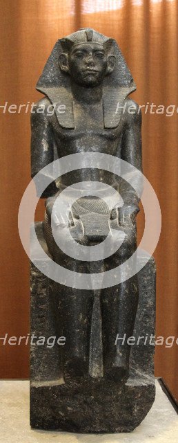 Statue of Amenemhat III, 19th century BC. Artist: Unknown