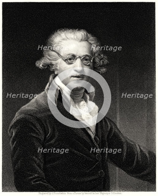 'Sir Joshua Reynolds', 19th century. Artist: James Posselwhite