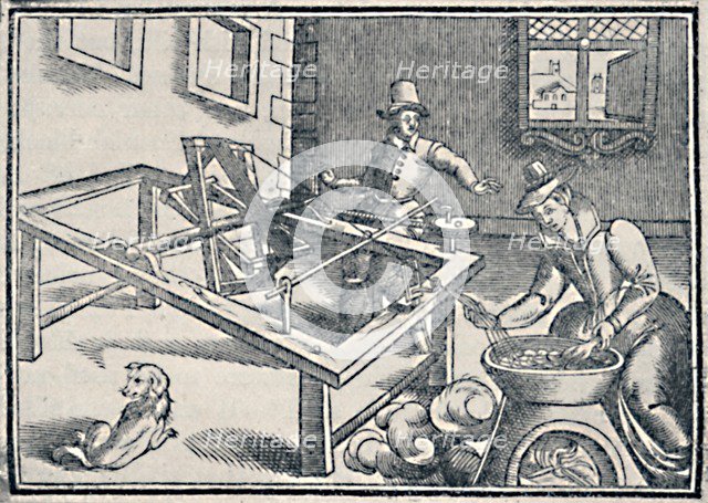 'Winding Off Silk', c1600, (1903). Artist: Unknown.