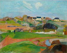 Landscape at Le Pouldu, 1890. Creator: Paul Gauguin.