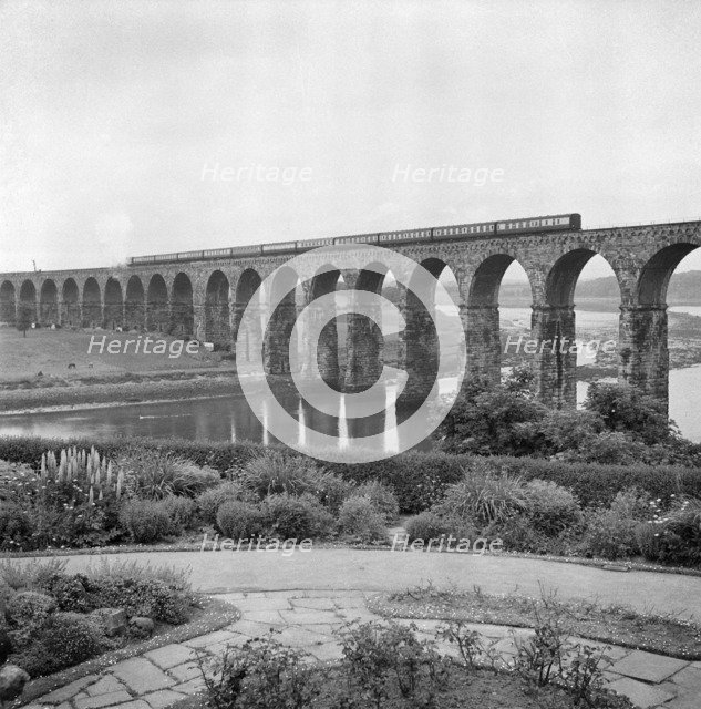 Royal Border Bridge, Berwick upon Tweed, Northumberland, c1945-1980. Artist: Eric de Maré