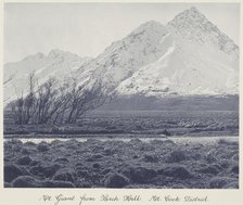 Mt Giant from Birch Hill, Mt Cook district. From the album: Record Pictures of New Zealand,  1920s. Creator: Harry Moult.