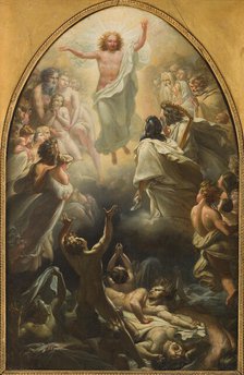 Esquisse pour Notre-Dame-de-La-Croix : La Descente de Jésus-Christ dans les limbes, c.1819. Creator: Pierre Claude François Delorme.
