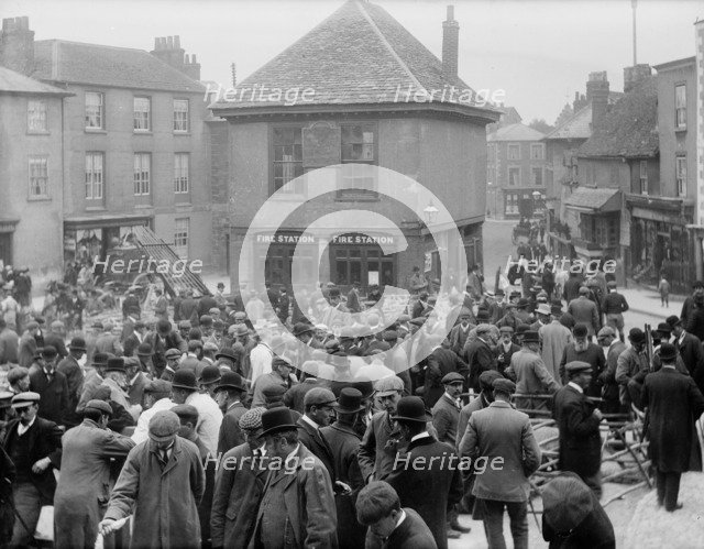 Market Place, Faringdon, Oxfordshire, c1860-c1922 Artist: Henry Taunt