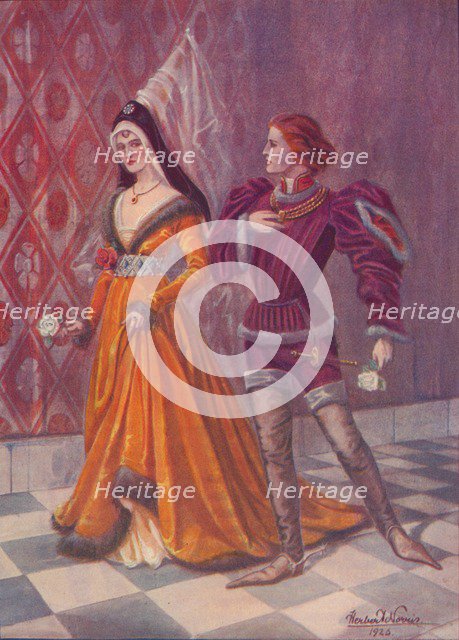 'A Nobleman and Lady', 1926. Artist: Herbert Norris.