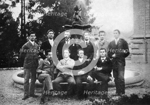 Albert Einstein (1879-1955), German-Swiss mathematician and theoretical physicist, c1896. Artist: Unknown