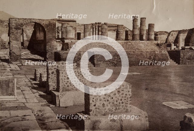 Forum, Pompeii, between 1880-1890. Creator: Giorgio Sommer.