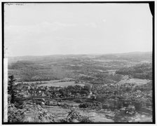 Conn. i.e. Connecticut River Valley at Bellows Falls, S.W. from Fall Mt., between 1900 and 1906. Creator: Unknown.