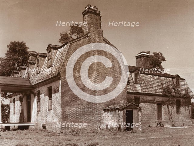 Wilton-on-the-Piankatank, Middlesex County, Virginia, 1935. Creator: Frances Benjamin Johnston.