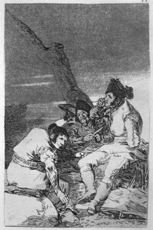 Los Caprichos, series of etchings by Francisco de Goya (1746-1828), plate 11: 'Muchachos al avío'…