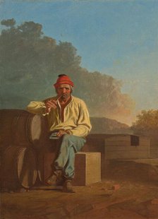 Mississippi Boatman, 1850. Creator: George Caleb Bingham.
