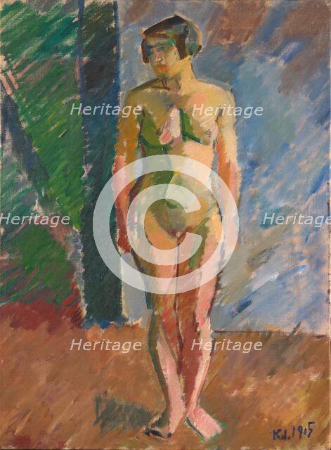 Standing Model, 1915. Creator: Karl Isakson.