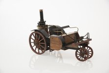 1868 Knight Steam carriage scale model. Creator: Unknown.