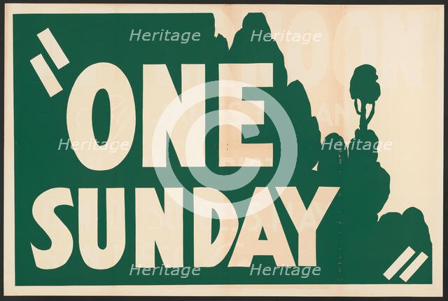 One Sunday Afternoon, San Diego, 1938. Creator: Unknown.