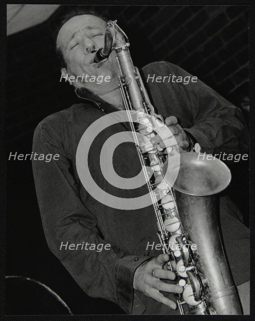 Renato D'Aiello playing tenor saxophone at The Fairway, Welwyn Garden City, Hertfordshire, 2004. Artist: Denis Williams