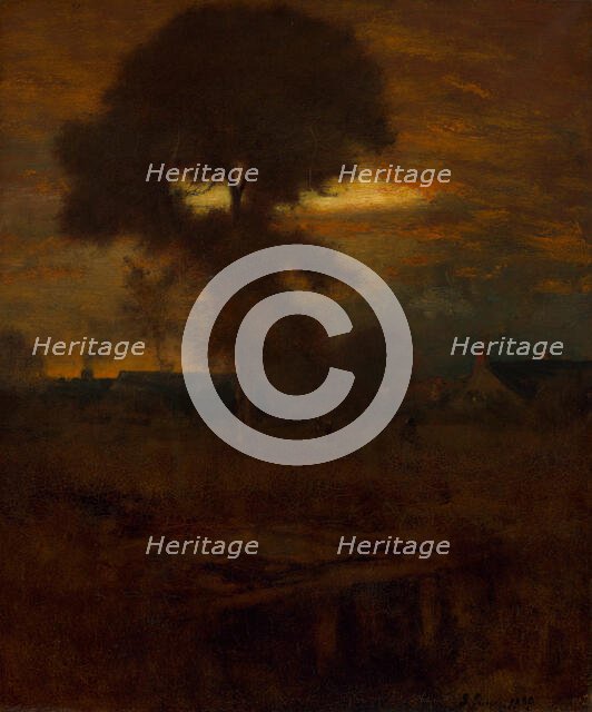 Afterglow, 1893. Creator: George Inness.