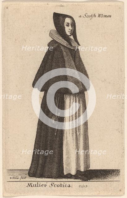 Mulier Scotica. Creator: Wenceslaus Hollar.