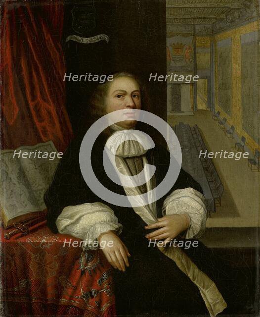 Portrait of Justus de Huybert, Clerk of the States of Zeeland and of the Admiralty, c.1665. Creator: Anon.