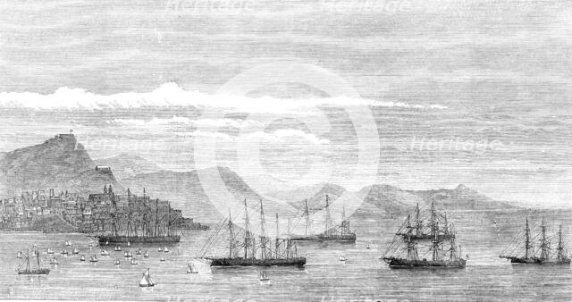 The Channel Fleet Regatta at Vigo, 1874. Creator: Unknown.