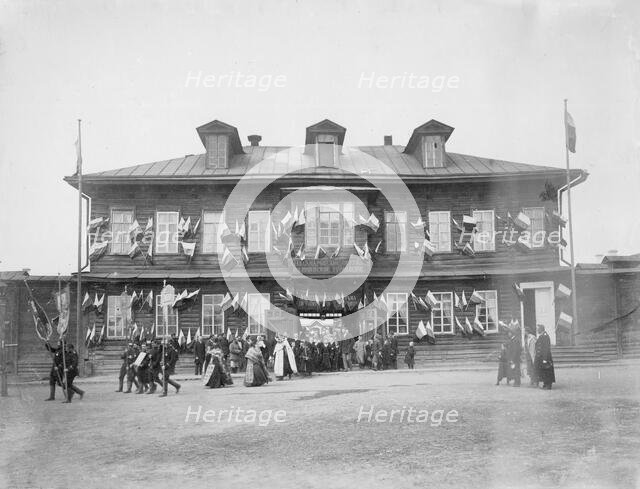 Exit from a Prison Courtyard, 1890. Creator: Ivan Nikolaevich Krasnov.