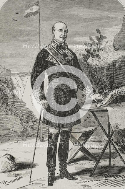 Portrait of Leopoldo O'Donnell (1809-1867), Spanish military and politician, 1879.  Creator: Xavier Branguli.