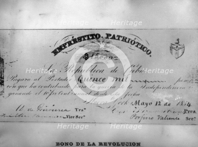 Bonus of the Revolution, (19th century), 1920s. Artist: Unknown