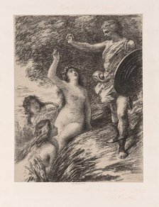 Siegfried and the Daughters of the Rhine, c. 1880. Creator: Henri Fantin-Latour (French, 1836-1904).